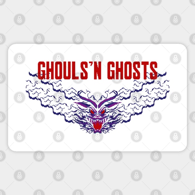 Mod.3 Arcade Ghouls 'n Ghosts Video Game Magnet by parashop